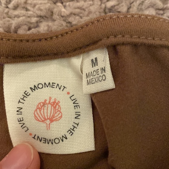 High neck soft brown tank - Picture 3 of 3